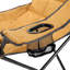 Chaise de camping pliante convertible 2 en 1 avec coussin-1573040163