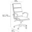 Fauteuil de direction à haut dossier en similicuir-835738676