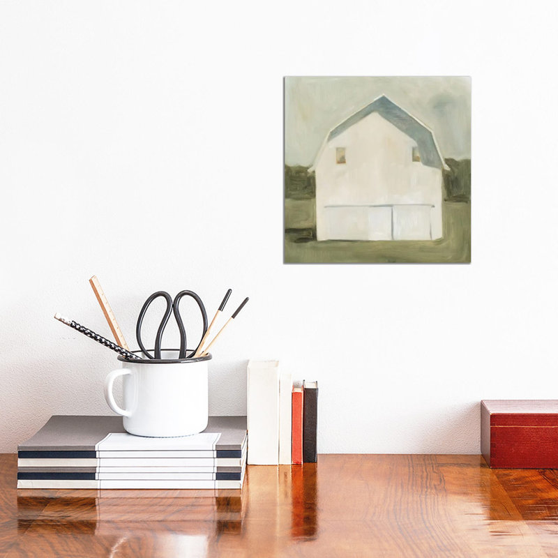 Serene Barn VI by Emma Scarvey - Wrapped Canvas Gallery-Wrapped Canvas Giclée, 30.48 cm H x 30.48 cm W