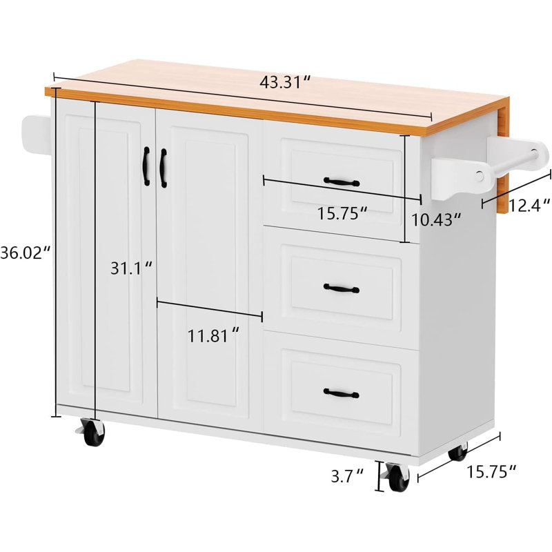 Wood Kitchen Island
