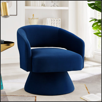 Fauteuil pivotant confortable avec dossier ouvert pour diverses pièces, solution de siège élégante et pratique