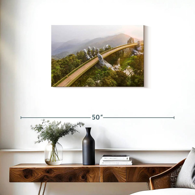 Lilie Vietnam Hands Bridge, 20" H x 30" W