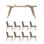 Small flat ash wood rectangular dining table set