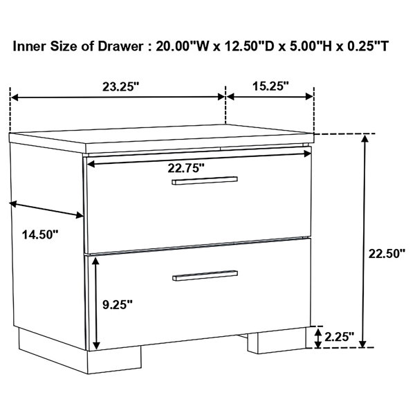 Dimensions du produit