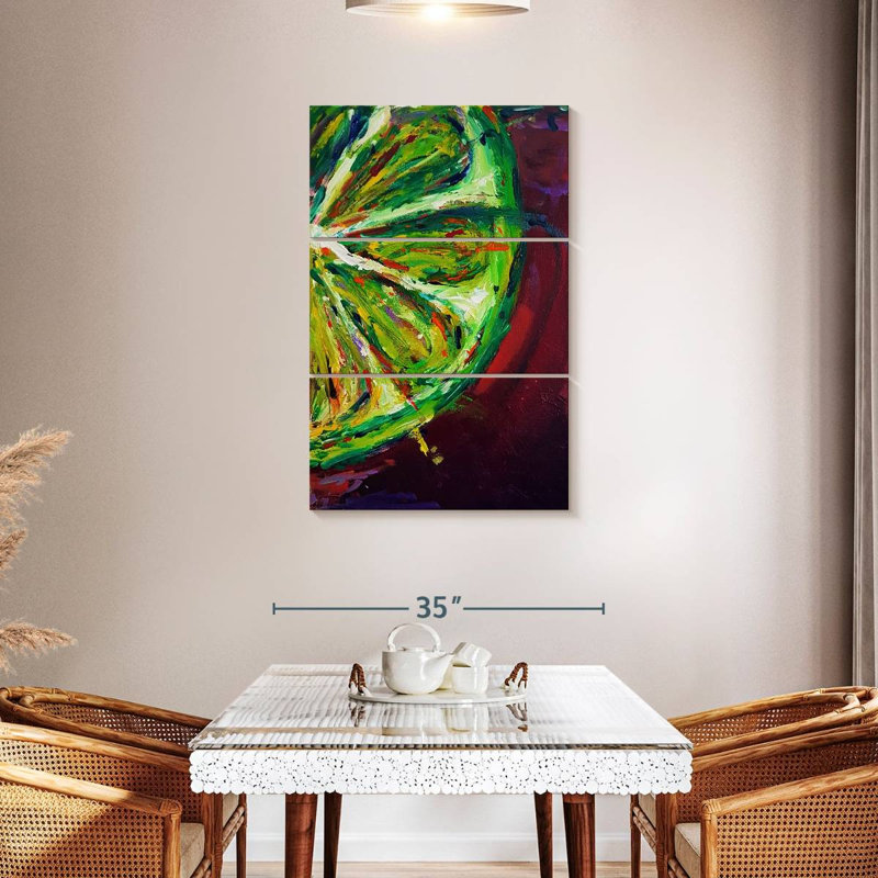 Yarlin Lime 2017, 45" H x 28" W