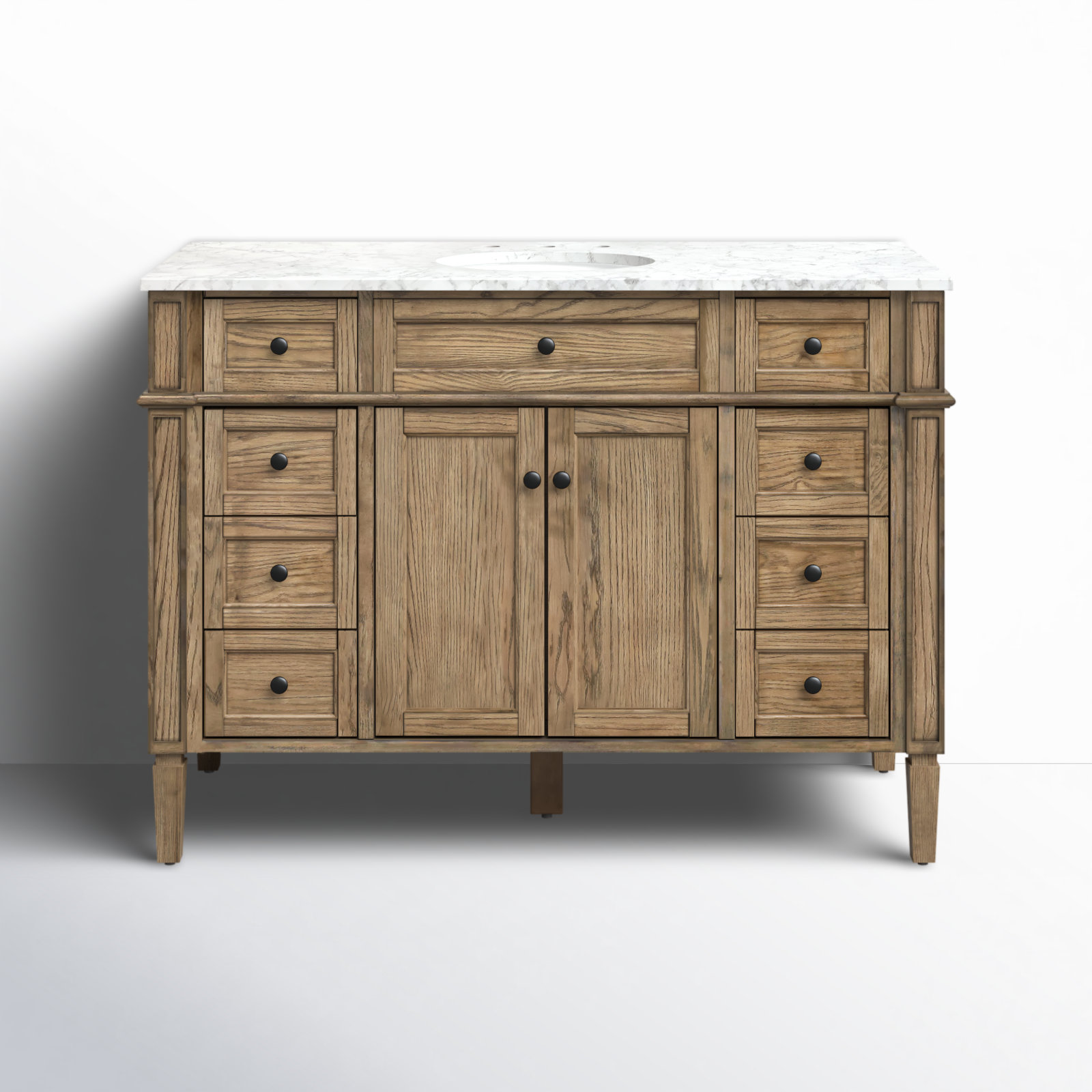 Rivers 48'' Single Bathroom Vanity, Driftwood