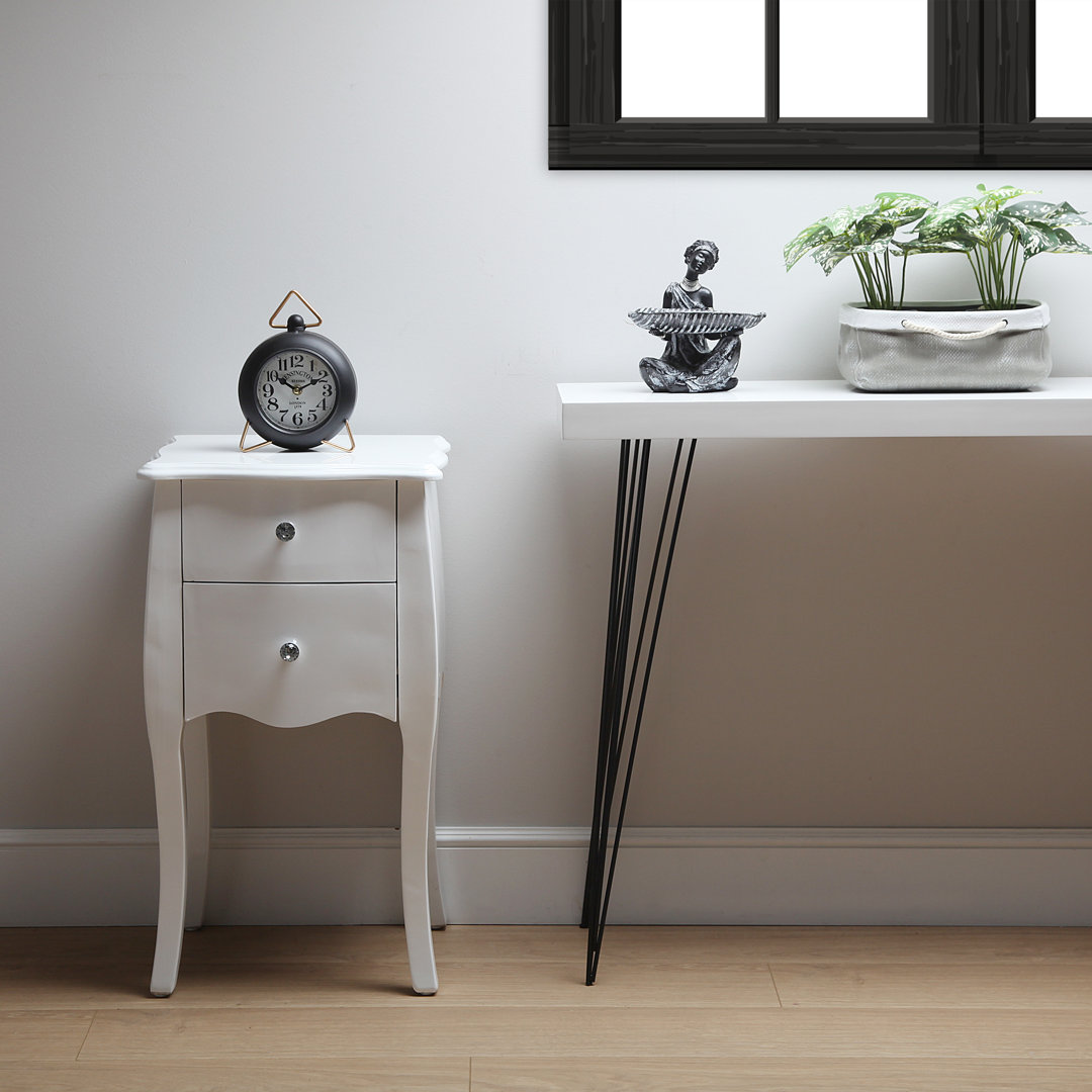 2 Drawer Bedside Table