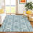 Machine Washable Indoor/Outdoor Chantille ACN2344 Geometric Rug-208635868