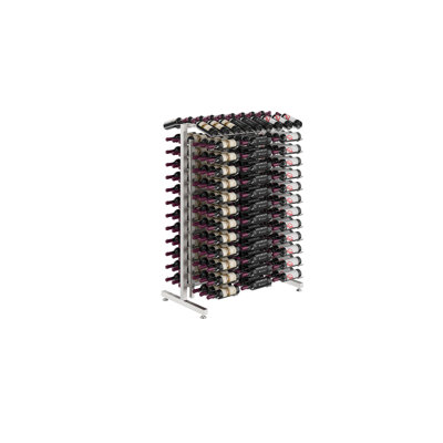 Illinois 234 Bottle Floor Wine Bottle Rack