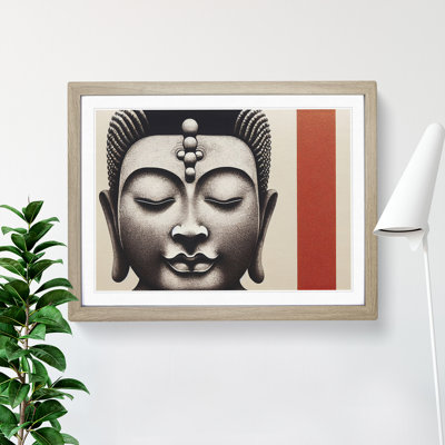 XH1022-9627X Vintage Buddha - Single Picture Frame Print