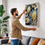 Golden Botanica Botanical - Wrapped Canvas-1479835749-1479835758