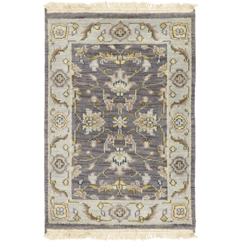 Ostrander Wool Oriental Indoor Rug, Rectangle 2' x 3'