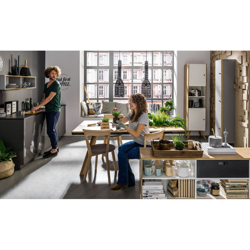 Horta 3 -Door 5 -Shelf Storage Cabinet