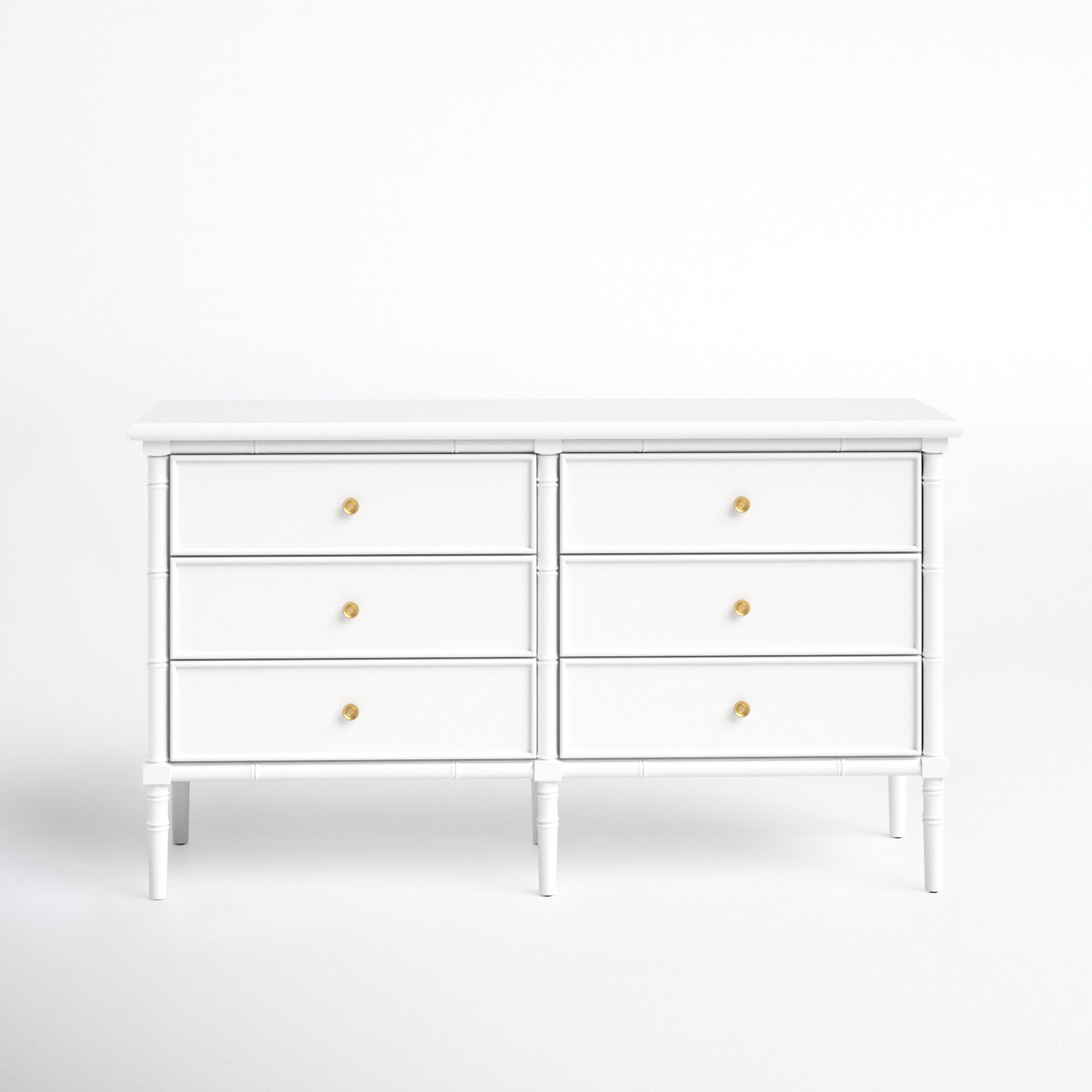 Lorretta 6-Drawer Double Dresser - Spacious Storage