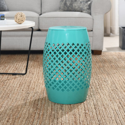 Table d'appoint ronde en dentelle