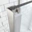 porte de douche pivotante pivotante avec verre trempé transparent 1/4 "l 38" - 42 "H 71" Privdr Privdr-104850265