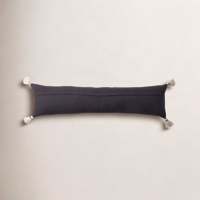 Curry Striped Cotton Blend Throw Pillow