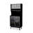 Solid Wood Pantry, Wall-Mounted Integrated Locker, Kitchen Storage Cupboard