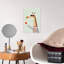 Cool Giraffe Summer Drink Modern Playful Vibrant Giraffe Summer Tropical Wall Art Print by Mathieu - Wrapped Canvas Print-404040171