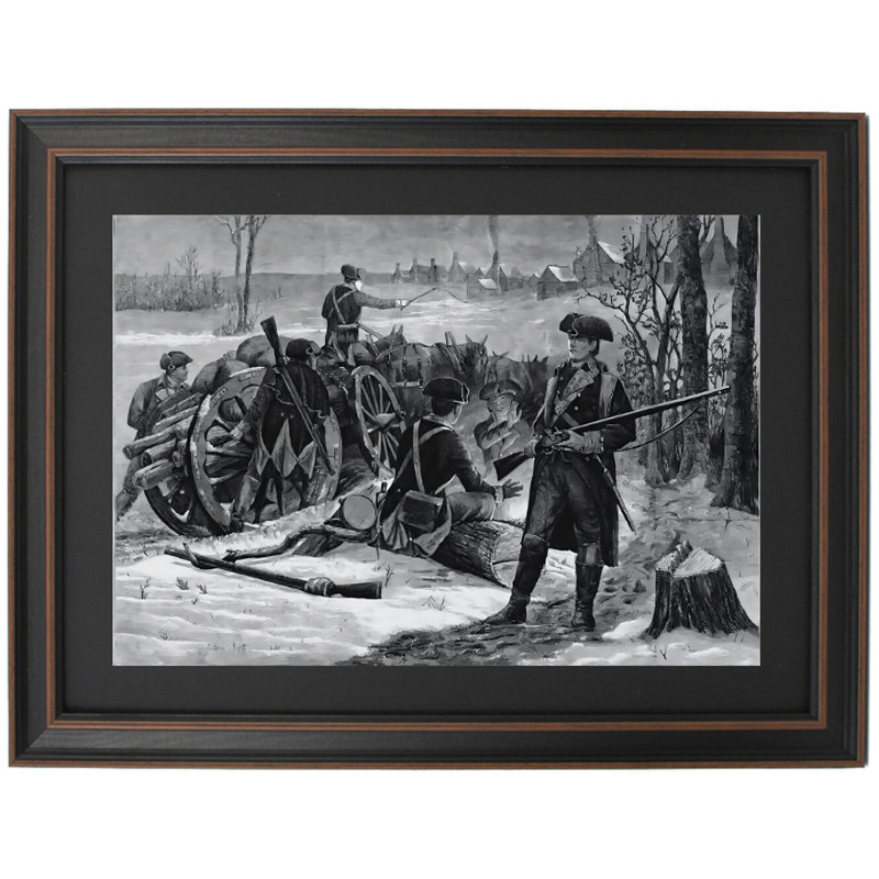 Valley Forge By Julian Scott, 26.5" H x 36" W