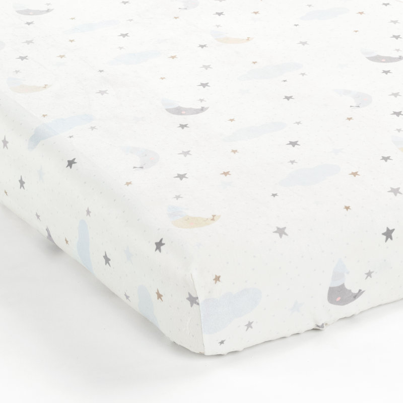 Drap-housse pour lit de bébé Goodnight Little Moon