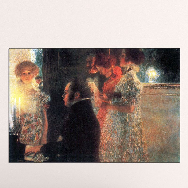 Gustav Klimt - Wrapped Canvas Painting, 90cm H x 135cm W x 1.8cm D