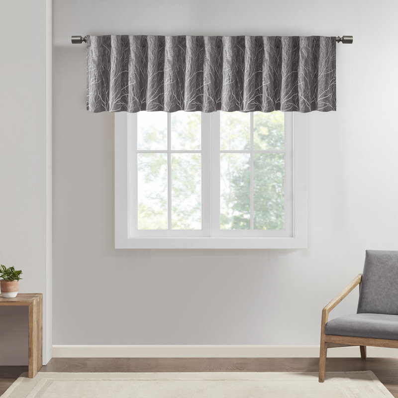 Cantonnière 50 x 18 po Andora, Gris
