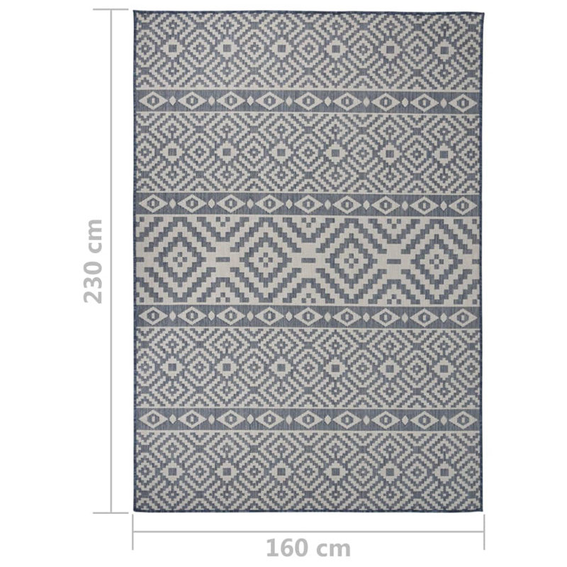 Battles Striped Hand Woven Indoor / Outdoor Area Rug, Rectangle 160 x 230cm