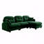 Canapé modulaire Basic, canapé modulaire en L avec repose-pieds, tissu en chenille de qualité supérieure, dossier capitonné, conception ergonomique-1075299401