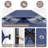 Yardgrace 8'X8' Soft-top Double-Roofed Steel Patio Gazebo-122431931