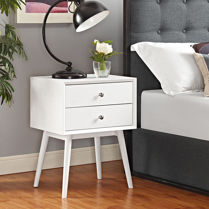 Table de chevet Dispatch, Blanc