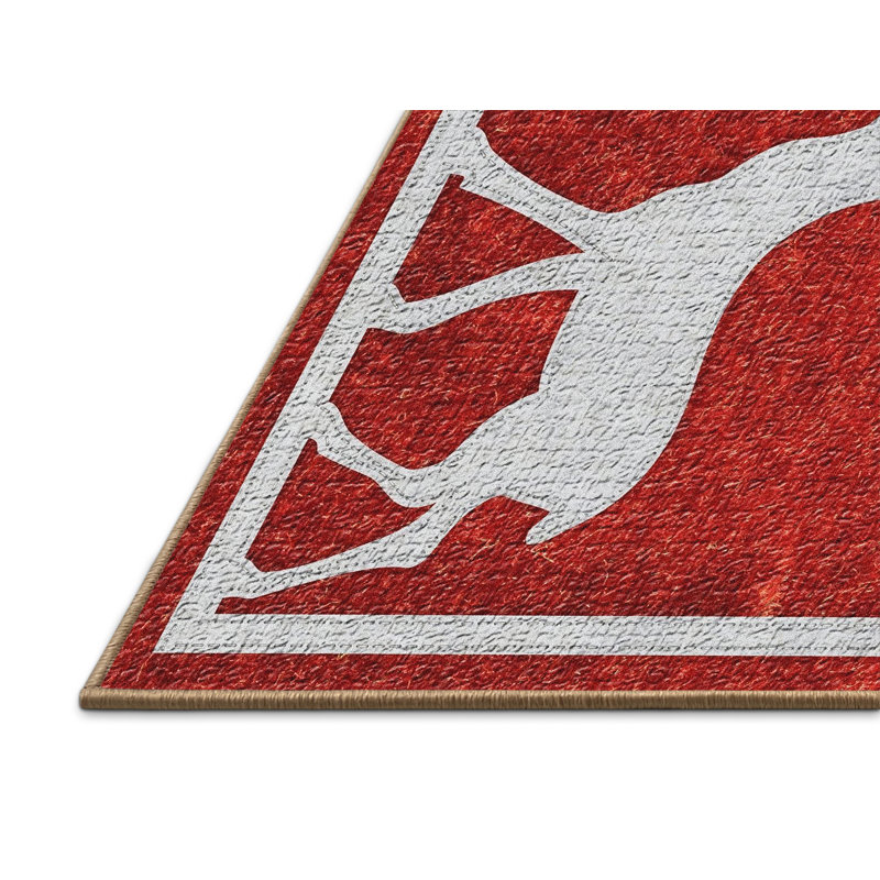 Tapis de noël zone rouge, Rectangle 2 pi x 3 pi