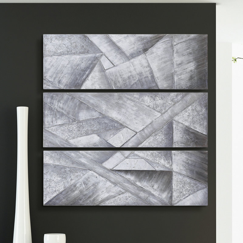 'Diamonds' by Martin Edwards - 3 Piece Painting Print Set