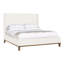 Michael Weiss Solid Wood Wingback Bed-767421976-767422008