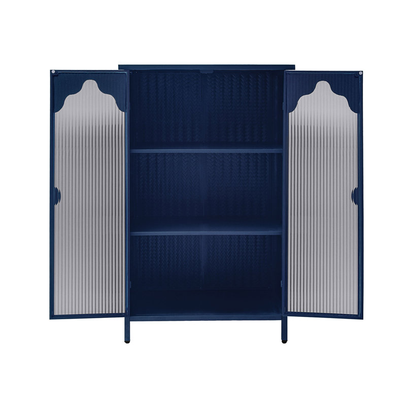 Armoire de rangement en métal 2 portes
