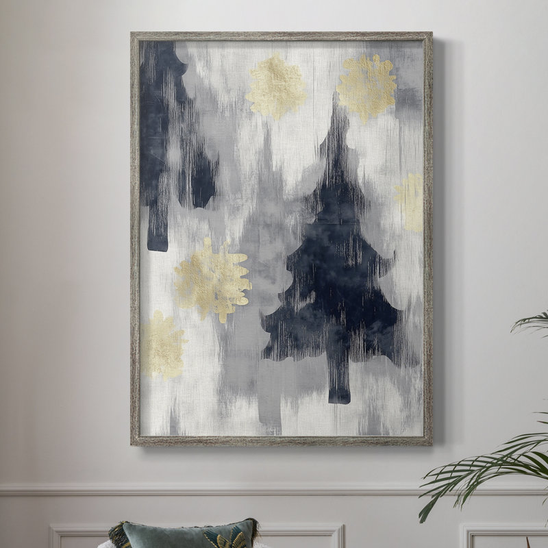 «Christmas Holiday Art CCL XXXI», reproduction encadrée - bois massif, H 15 po x l 12 po