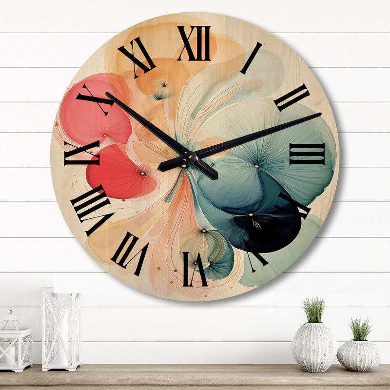 Horloge murale circulaire surdimensionnée Fusion, Grand