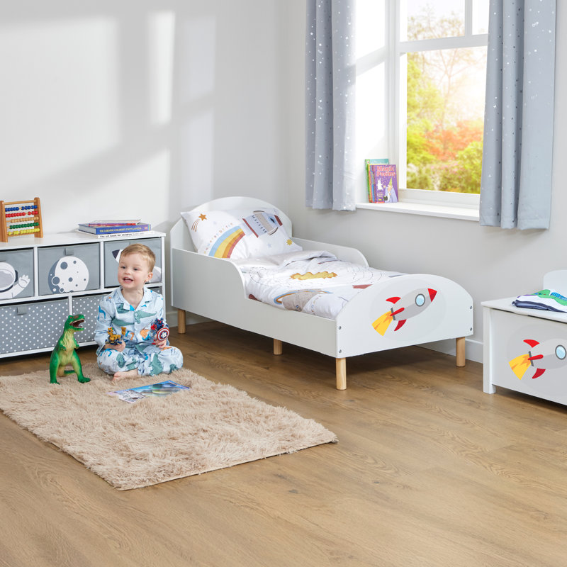 Kids White Toddler Bed – Rocket
