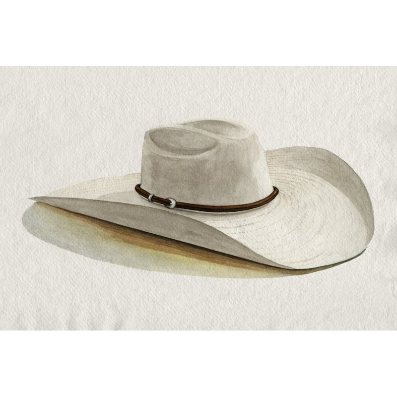 Chapeau de cowboy II, H 32 po x l 48 po