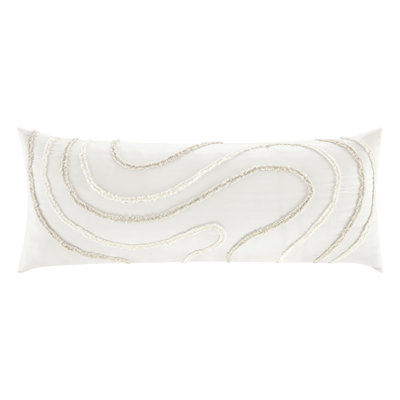 Boho Tufted Swirl Body Pillow Case