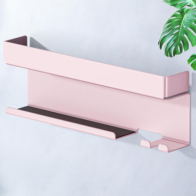 Support de sèche-cheveux pour accessoires de fer à friser, support mural pour organisateur d'outils à cheveux, support de fer à friser, support de lisseur pour salle de bain