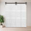 Ensemble de rails de porte de grange coulissante bi-pliante, porte non incluse (convient à quatre portes pliantes de 17 po)-99357621