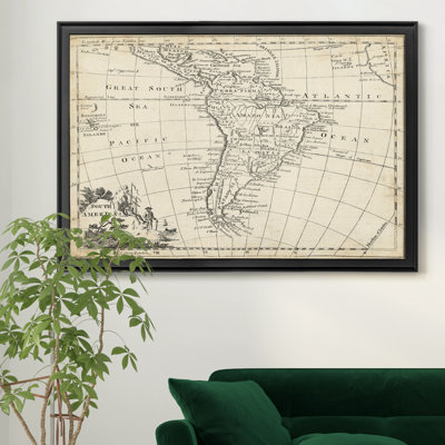 " Map Of South America "