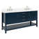 Abby 72'' Double Bathroom Vanity with Carrara Quartz Top