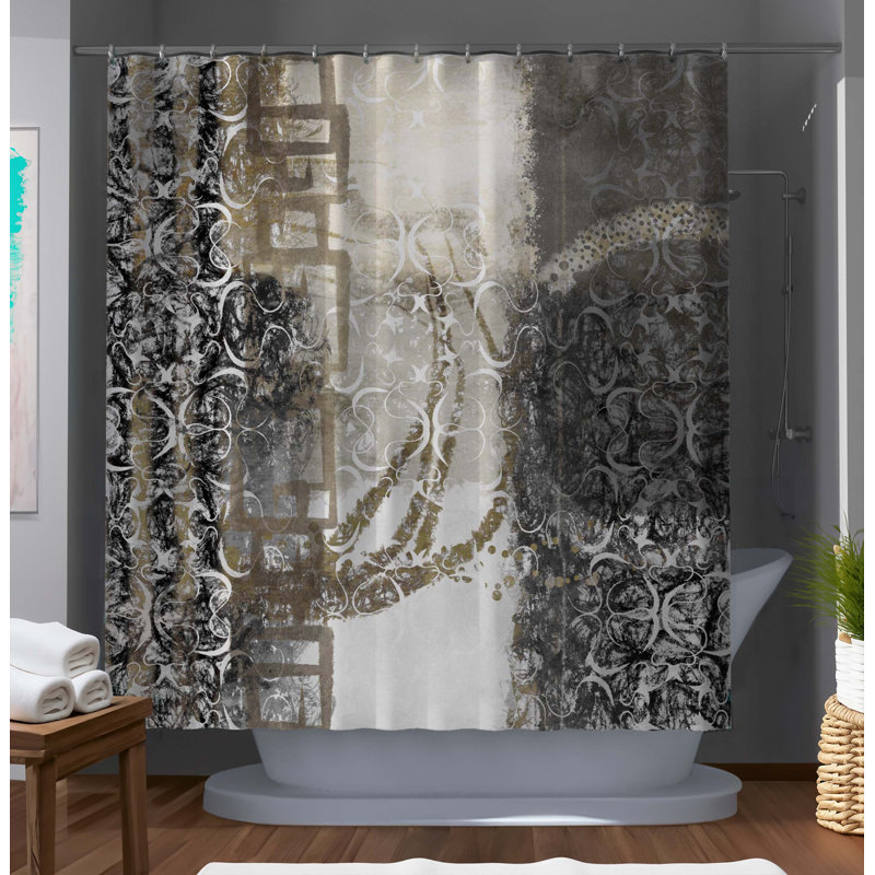 Abstract Shower Curtain