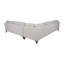 Canapé modulaire neutre neutre beige - 122 po x 122 po x 35 po