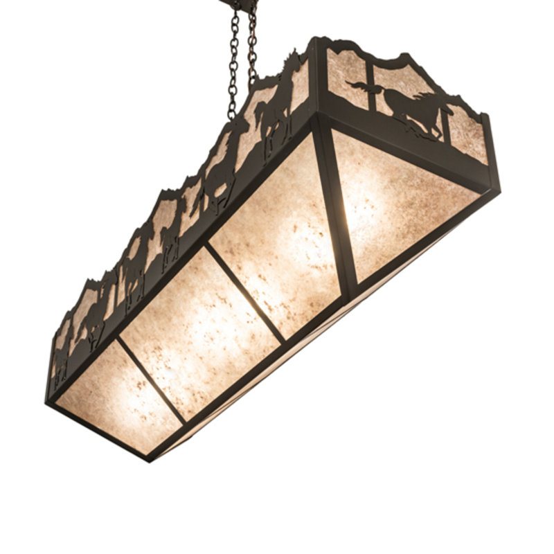 Running Horses 6 - Light Pendant