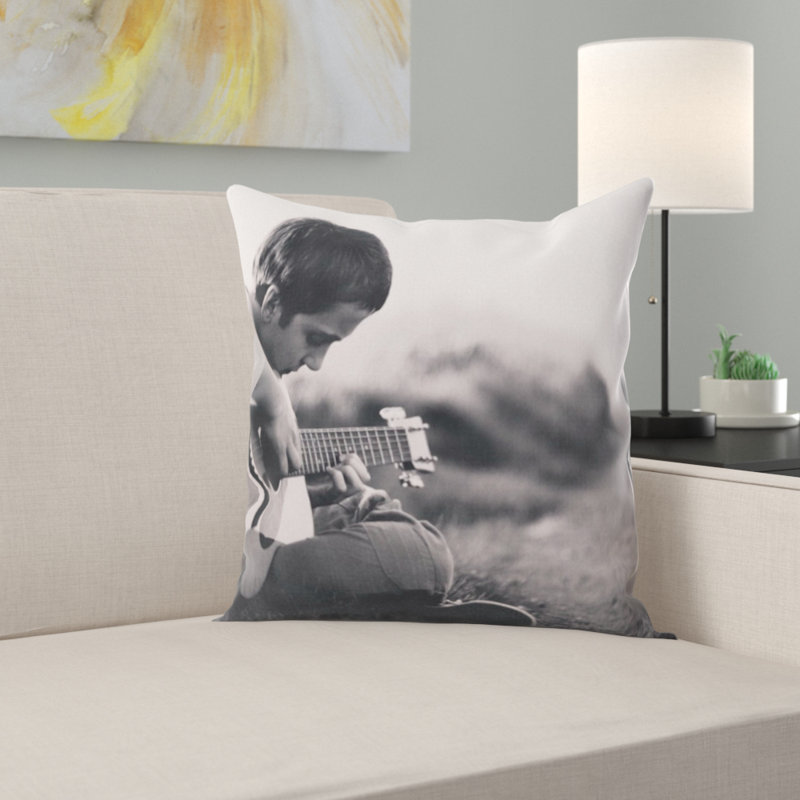 Microsuede Throw Pillow
