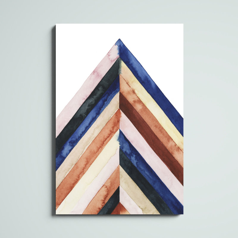 «Desert Layers II» par Grace Popp - reproduction d'art sur toile tendue, H 48 po x l 32 po