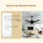 52 Inch Ceiling Fans With Lights And Remote, Reversible, Noiseless, 3 Wind Speeds, Ceiling Fan For Bedroom Living Room, Indoor/outdoor Use-309583702-309583701